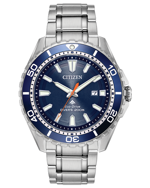 Promaster Diver Men s Steel Blue Dial BN0191 55L Watch CITIZEN